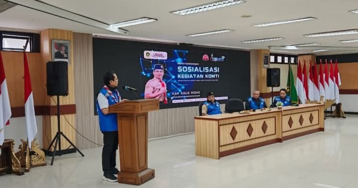 Kwarcab Pramuka Bogor Perkenalkan Program KOMTI 2026 untuk Transformasi Digital