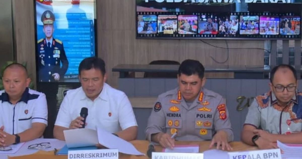 Polda Jabar Bongkar Mafia Tanah di Cianjur, Pelaku Palsukan Dokumen dan KTP Ganda