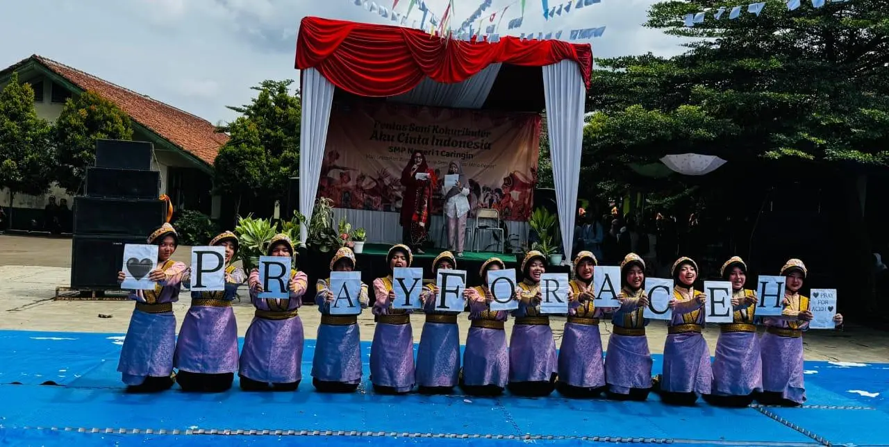 Bentuk Karakter Generasi Berprestasi, SMPN 1 Caringin Gelar Pentas Seni dan Karya Kokurikuler