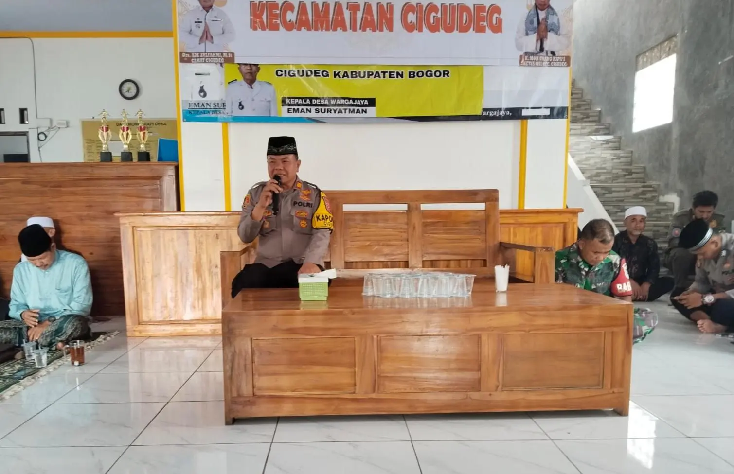 Kapolsek Cigudeg Jalin Silaturahmi dengan MUI Kecamatan