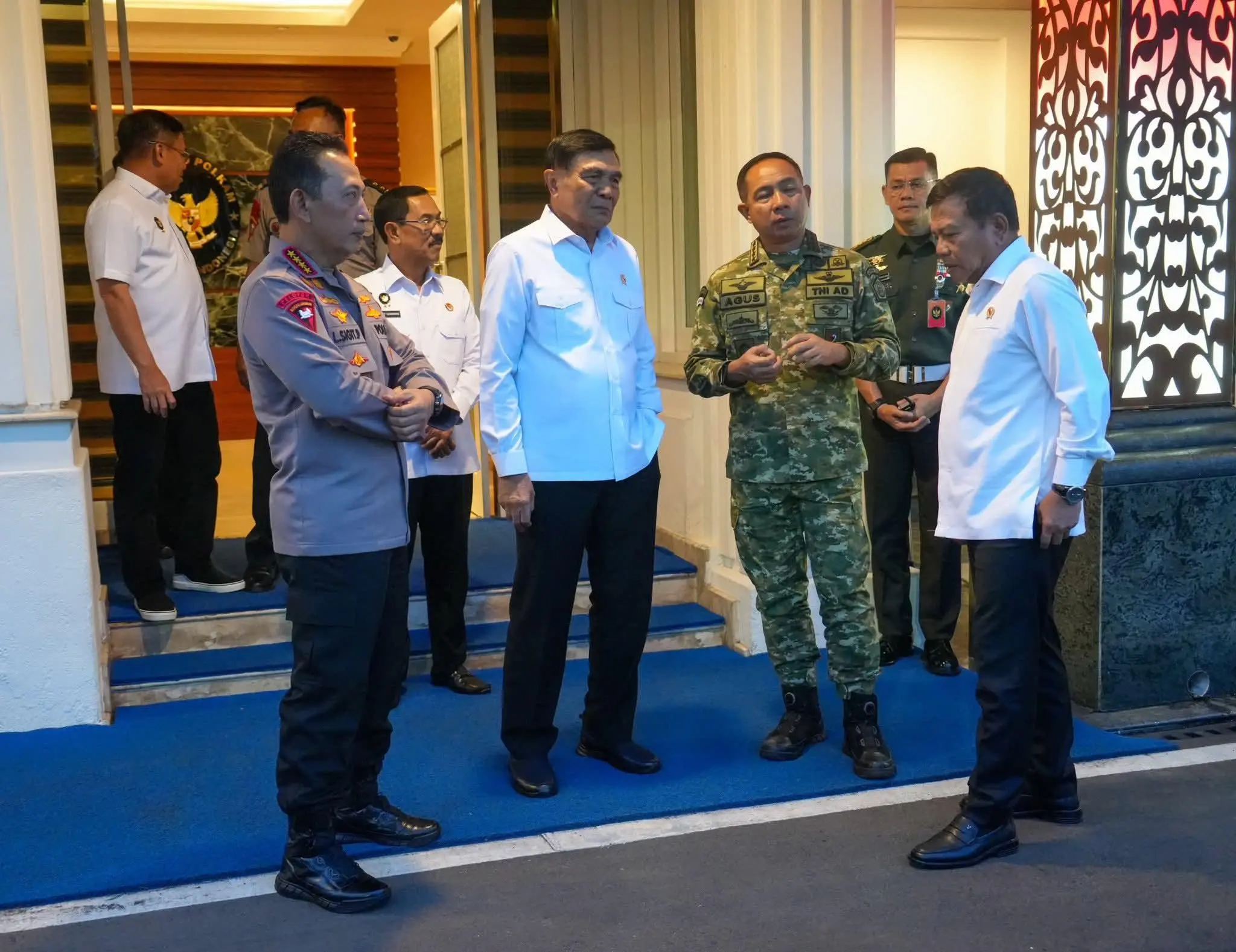 Menko Polkam Gercep Koordinasi Tingkat Tinggi Bersama TNI, Polri dan BIN